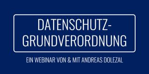 Beitragsbild DSGVO Webinar