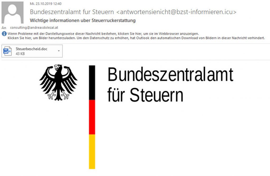 Bild_Spam_Bundeszentralamt_fuer_Steuern